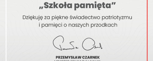 Szkoła pamięta